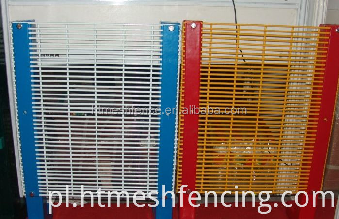 Powleczone proszkiem Security Anti-Climb 358 Fence 12,7 * 76,2 mm * 2,1m (h) z 60 * 80 * 2 mm Post